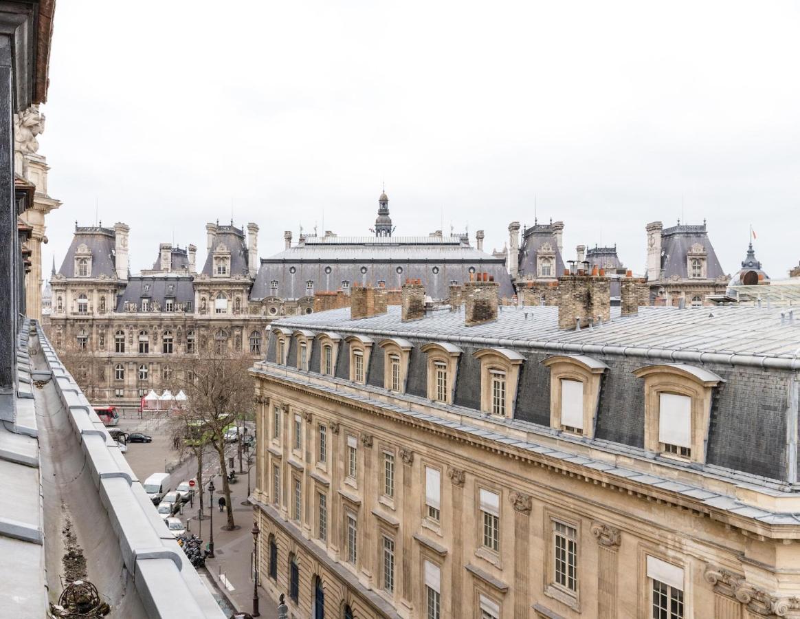 Hotel De Ville - Marais City Apartment Parijs Buitenkant foto