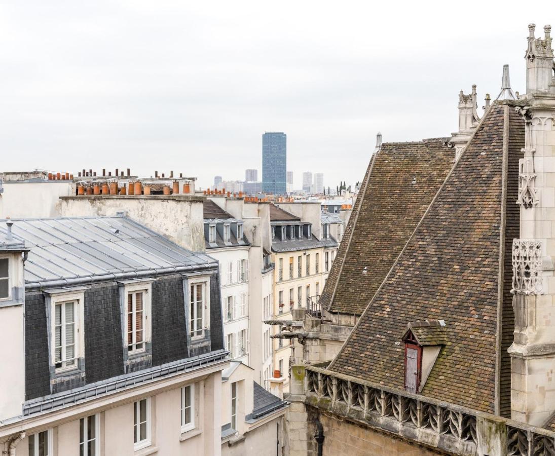 Hotel De Ville - Marais City Apartment Parijs Buitenkant foto